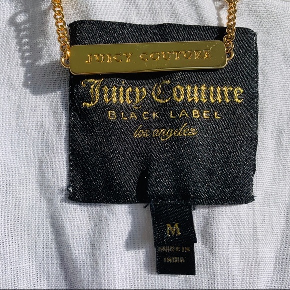 Juicy Couture Washed Linen Hooded Jacket - Picture 9 of 10